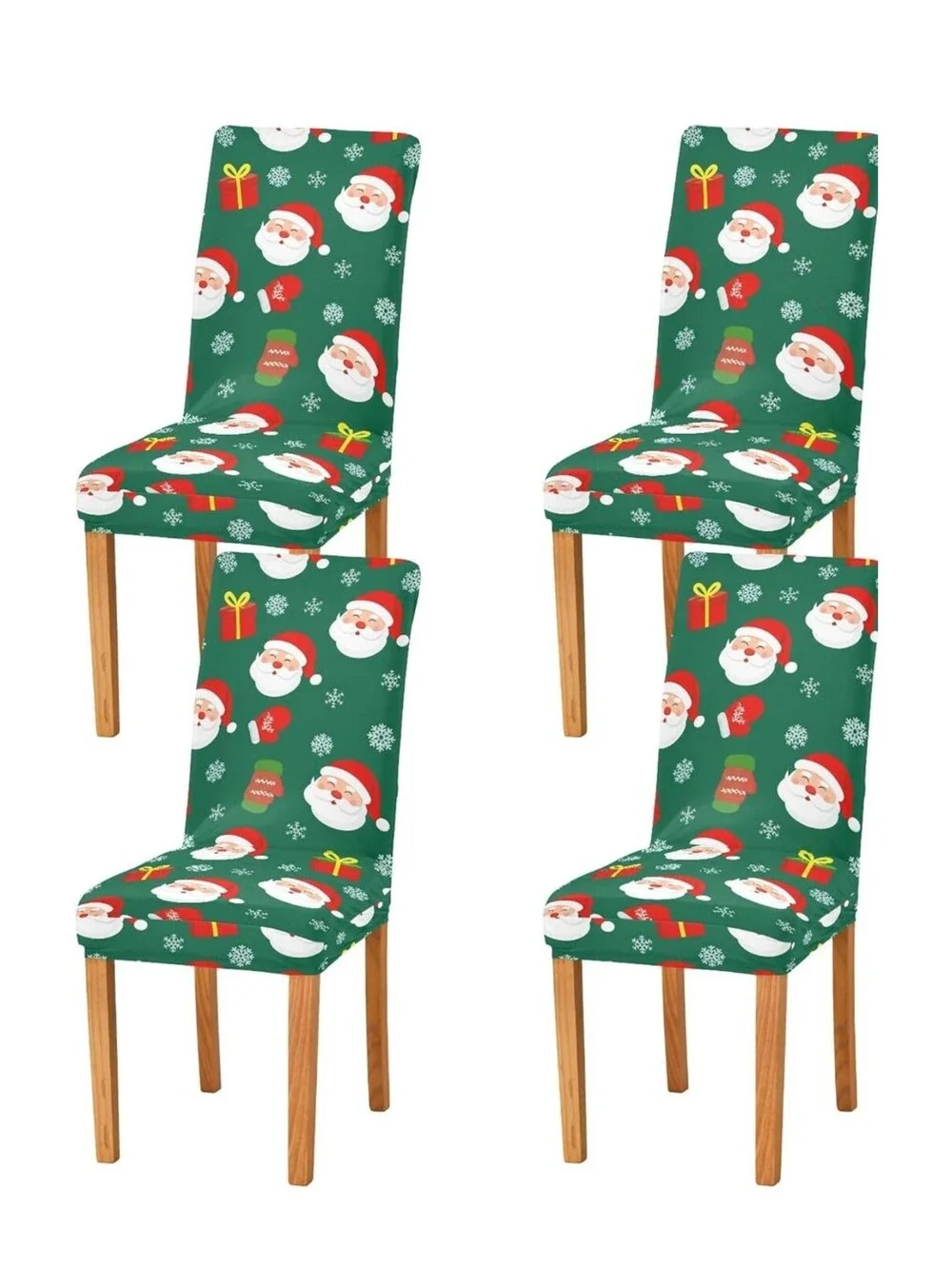 6 Pieces, Christmas Chair Covers,